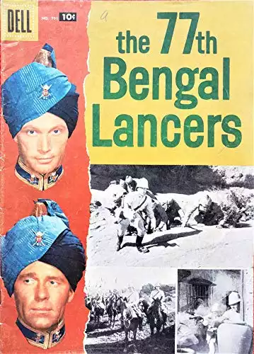 The 77th Bengal Lancers (Dell Four Color Comic #791) Philip Carey photo cover
