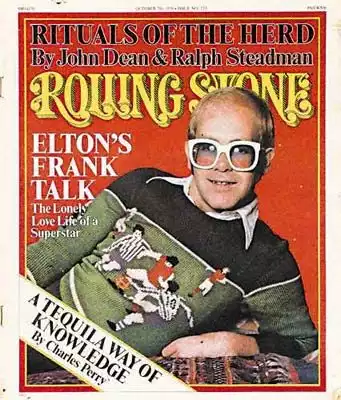 Rolling Stone Magazine # 223 October 7 1976 Elton John (Single Back Issue)