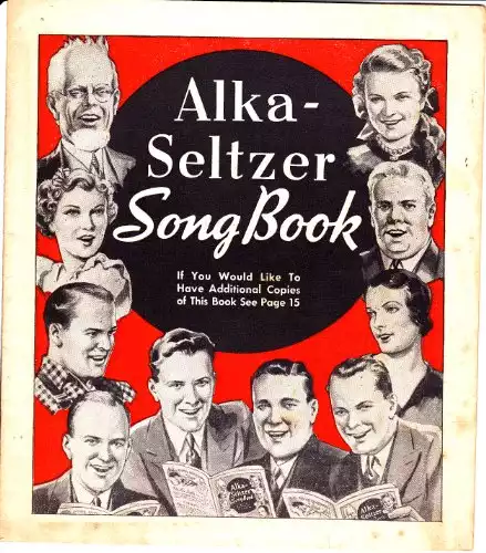 Alka-Seltzer Song Book